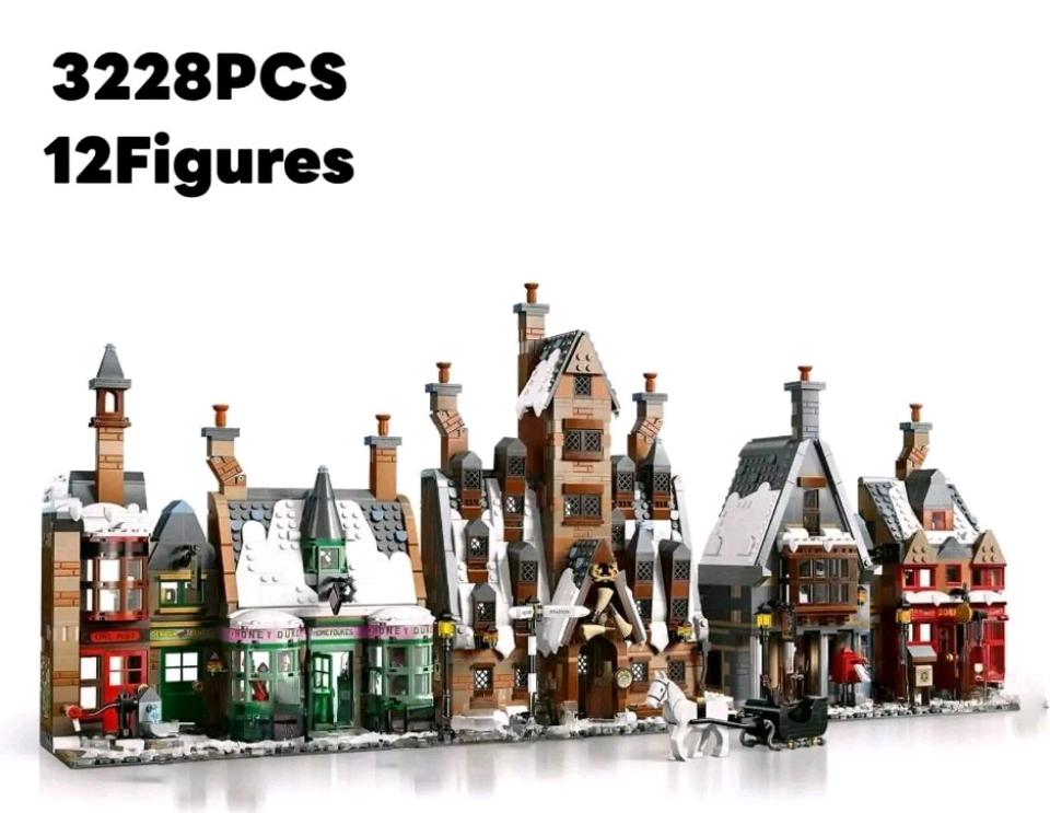 76457 Hogsmeade Village Collectors' Edition MOC NEW 3228 PCS With Custom Box