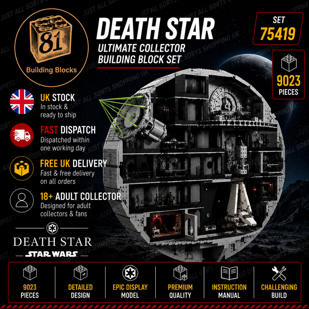 75419 Death Star Building Blocks Set MOC (9023PCS) *Brand New*