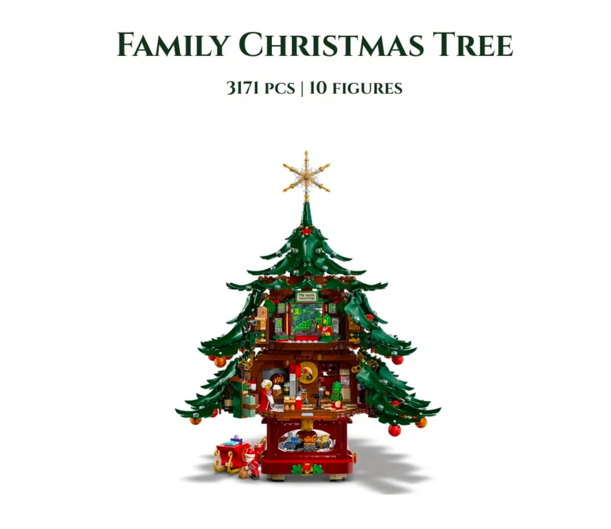 Build Blocks icons - Family Christmas Tree 3171pcs (41843)