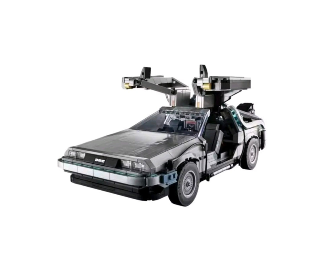 *NEW* MOC 10300 Back to the Future Time Machine Building Blocks ICONS 1872pcs