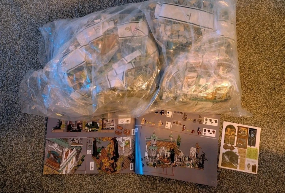10316 LORD OF THE RINGS RIVENDELL Building Blocks Icons Set 6167pcs With LED kit