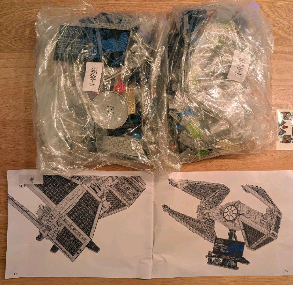 New TIE Interceptor 75392 MOC 1931 PCs