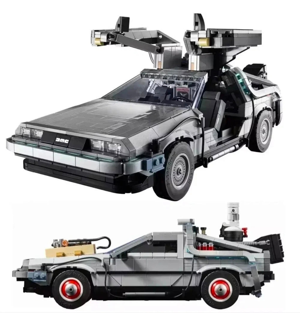 *NEW* MOC 10300 Back to the Future Time Machine Building Blocks ICONS 1872pcs