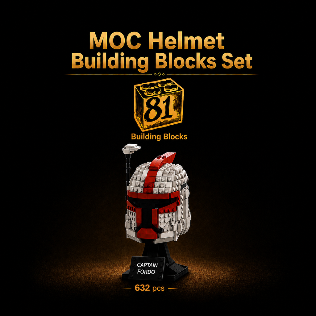 New Captain Fordo Building Blocks Helmet 632 pcs