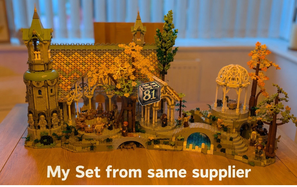 Lord of the Rings: Rivendell (10316) 6167PCS Building Blocks w/ 15 Figures