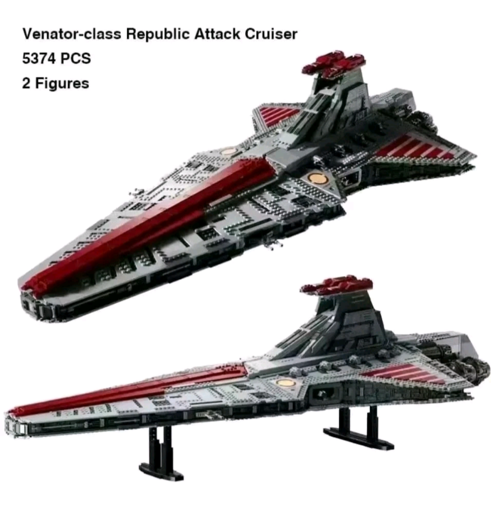 *New* 75367 Build Blocks MOC - Venator-Class Republic Attack Cruiser | 5374pcs