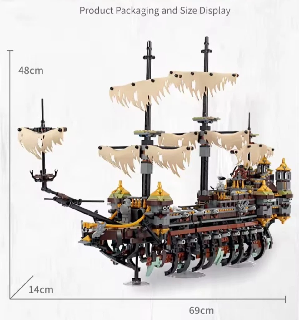 Pirates of the Caribbean Silent Mary (71042) 2294PCS Building Blocks w/ Figures