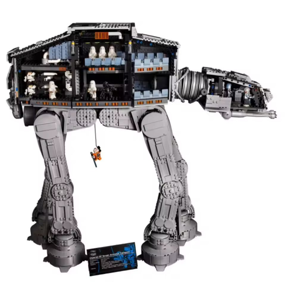 75313 Star Wars UCS AT-AT 6785 pieces and 9 Mini Figures MOC
