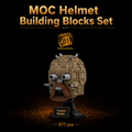 New Tusken Raider Building Blocks Helmet 677 pcs