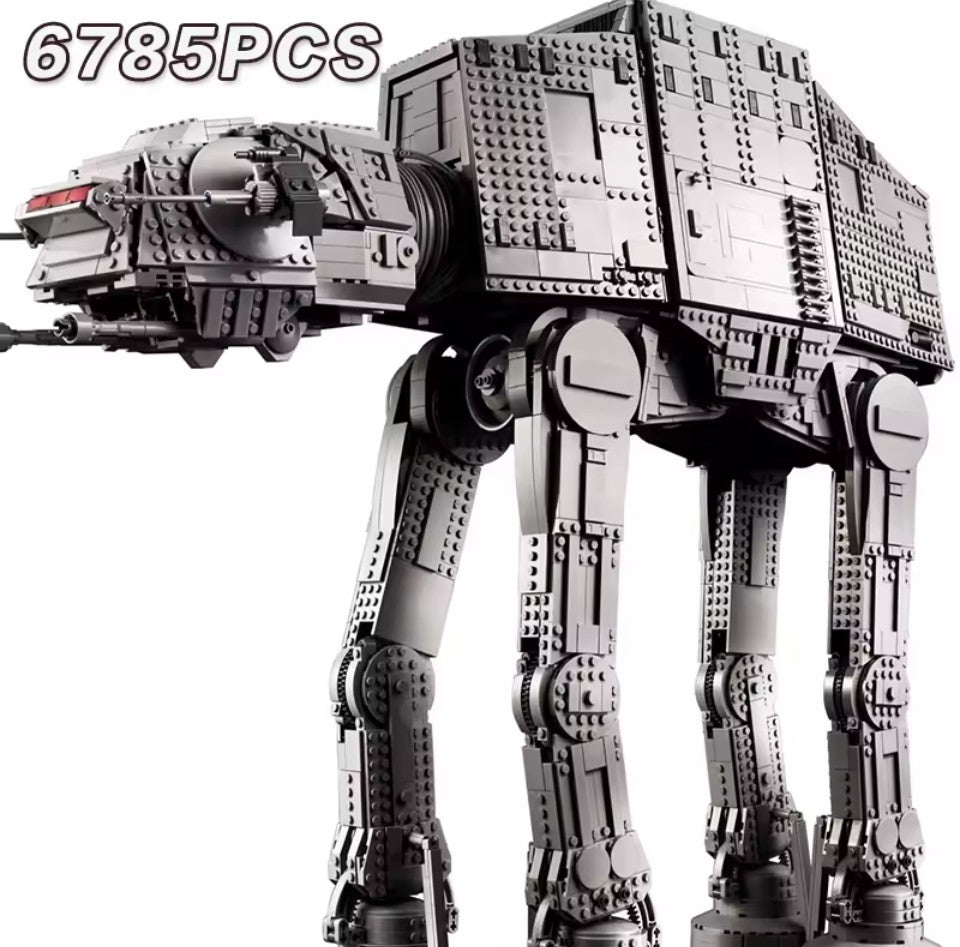 75313 Star Wars UCS AT-AT 6785 pieces and 9 Mini Figures MOC