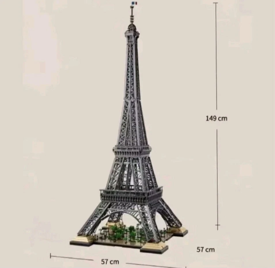 *NEW* MOC 10307 Eiffel Tower France Building Blocks ICONS 10001pcs