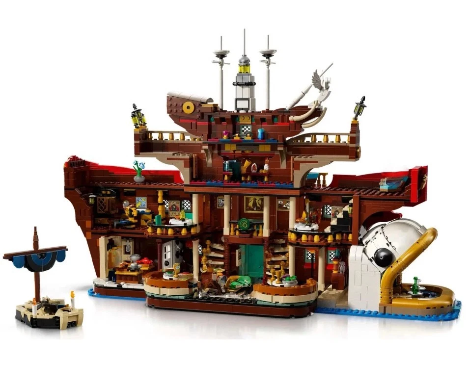 75640 MOC The Baratie Floating Restaurant Building Blocks One Piece 3402pcs