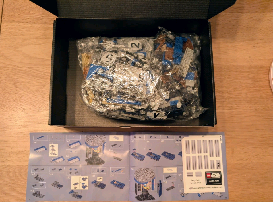 Star Wars Jango Fett Helmet Mask (75408) 616PCS Building Block Set