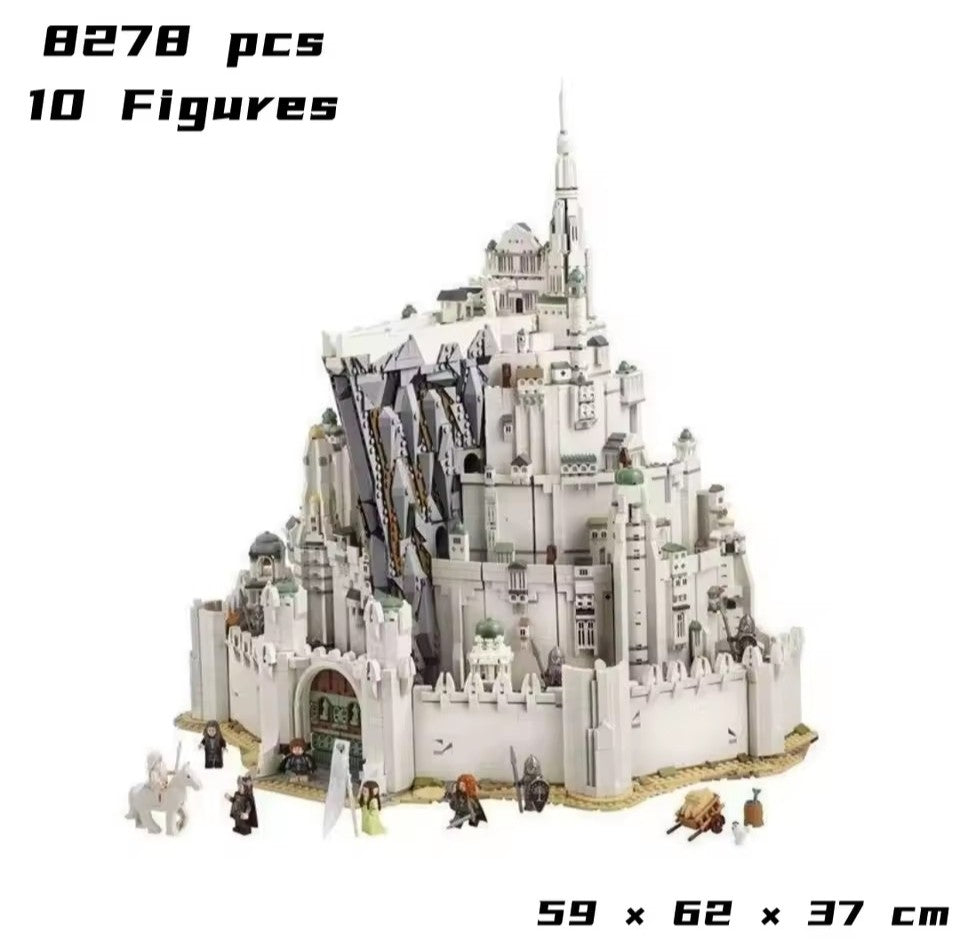The Lord of the Rings: Minas Tirith (11377) 8278PCS Building Blocks w/ Figures