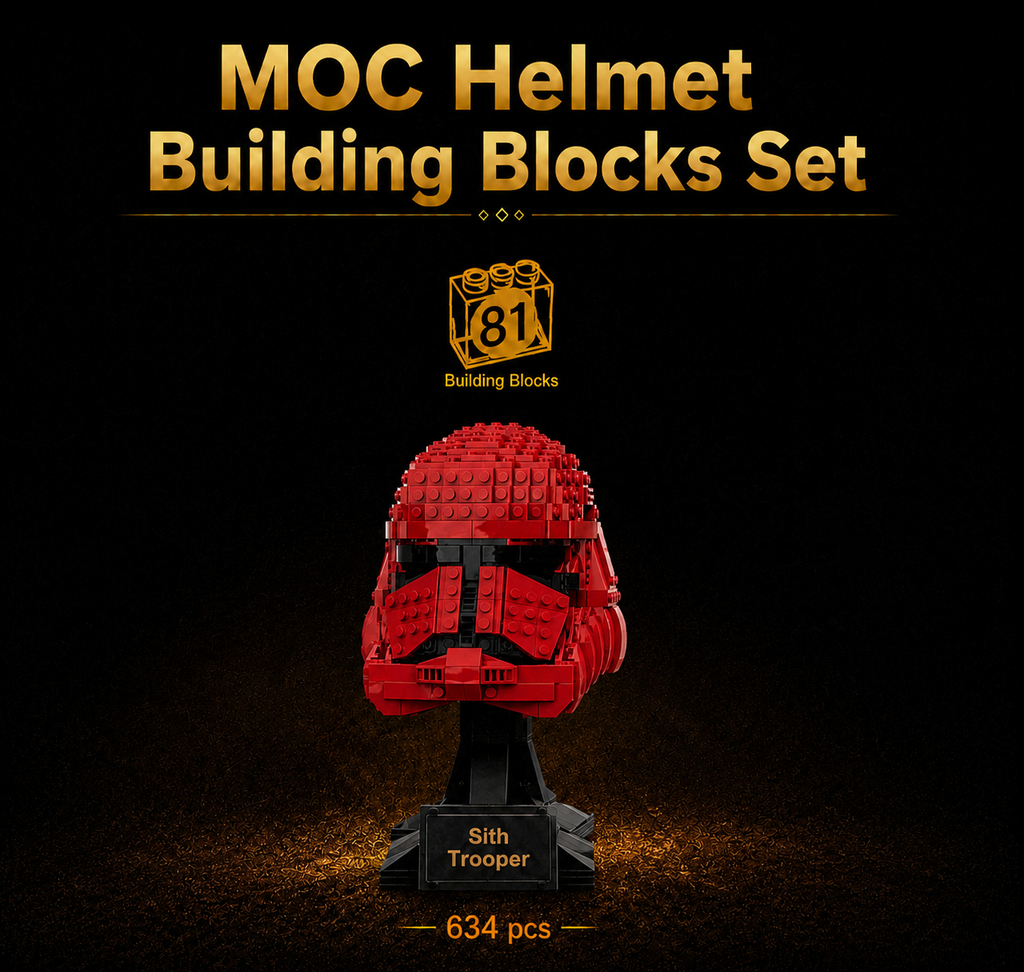 New Sith Trooper Building Blocks Helmet 634 pcs