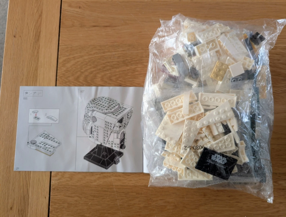 Scout Trooper Helmet 75305 Building Blocks Set  471PCS