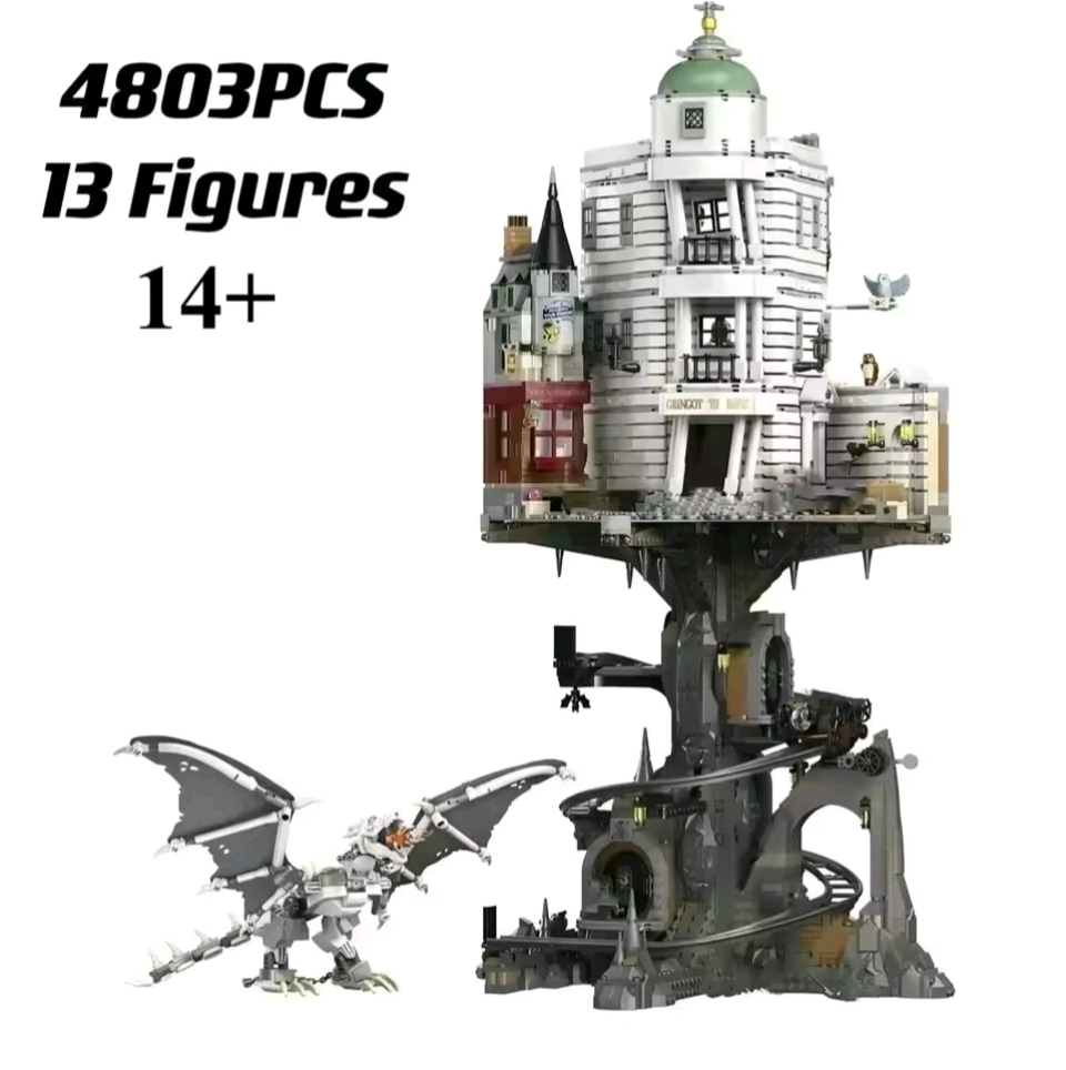 76417 Gringotts Wizarding Bank Building Blocks Set | 4803pcs NEW