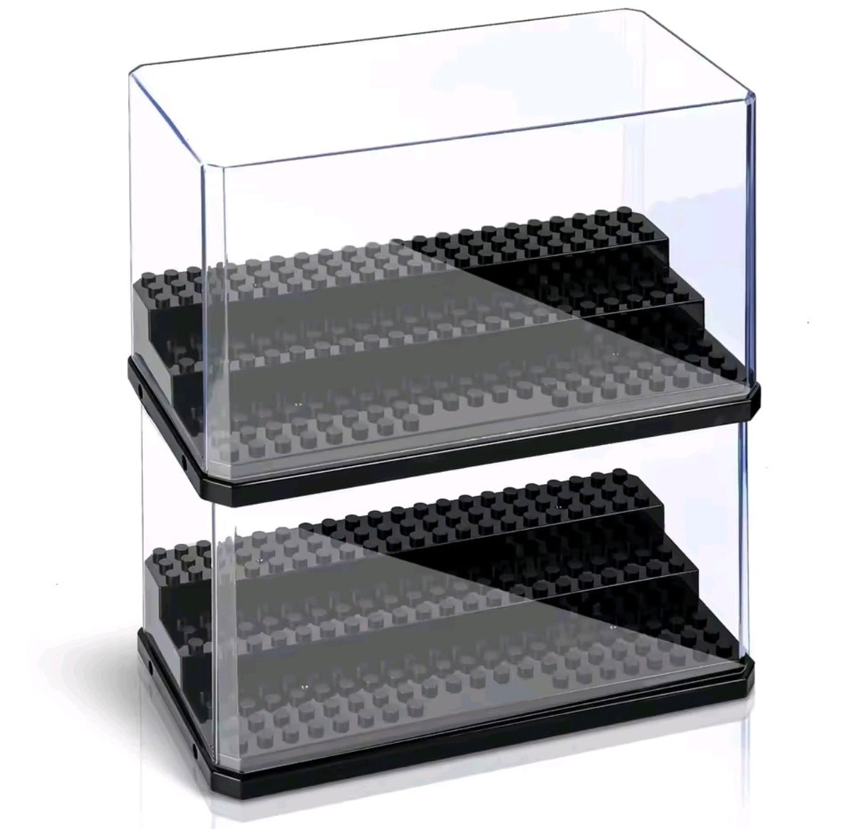 Display Case 3 Tier Box for Minifigures