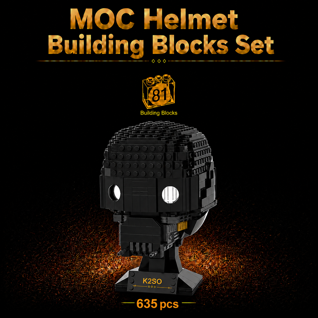 New K2SO Building Blocks Helmet 635 pcs