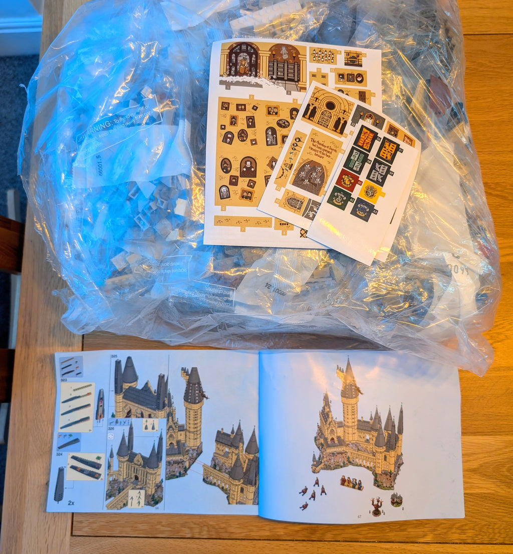 71043 MOC Hogwarts Castle Building Blocks Harry Potter 6020pcs