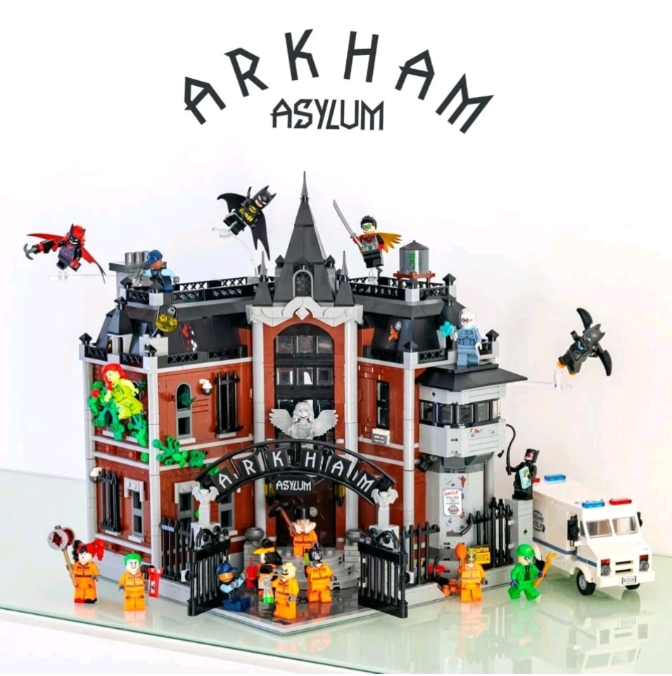 DC Batman Arkham Asylum 76300 Moc  2953pcs 16 Figures Stickers & Manual